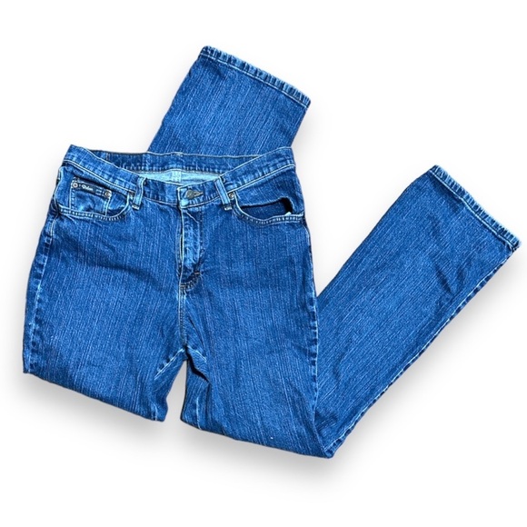 Vintage‎ 90s Riders Straight Leg Denim High Rise Mom Jeans Women’s Size 14 L - Picture 1 of 11